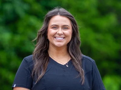 Ashley, dental assistant and lead designer