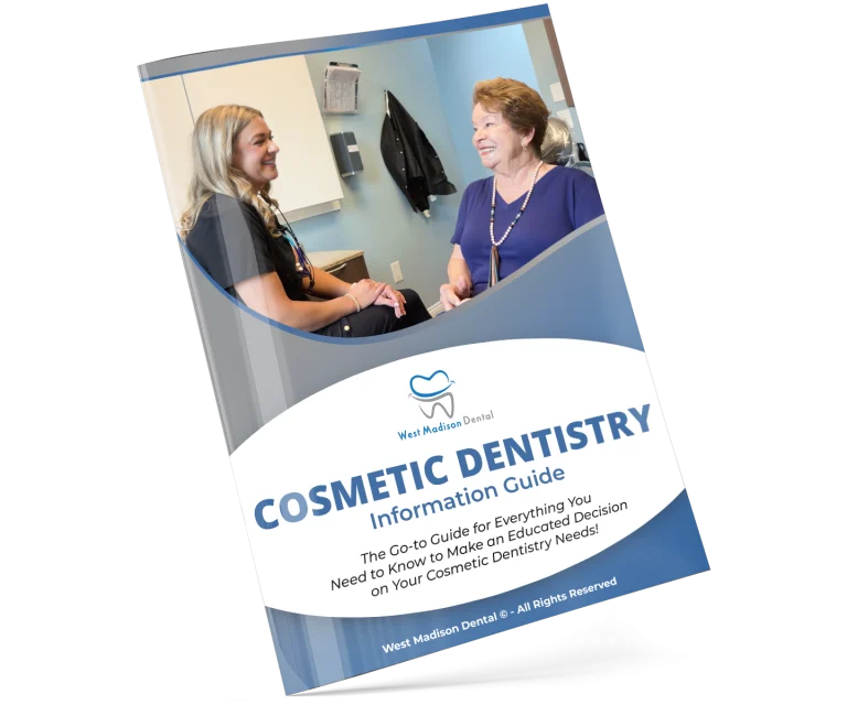 Cover of the cosmetic dentistry information guide